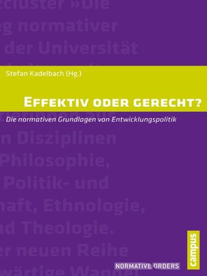 cover image of Effektiv oder gerecht?